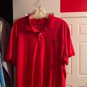 Red Aeropostale polo shirt